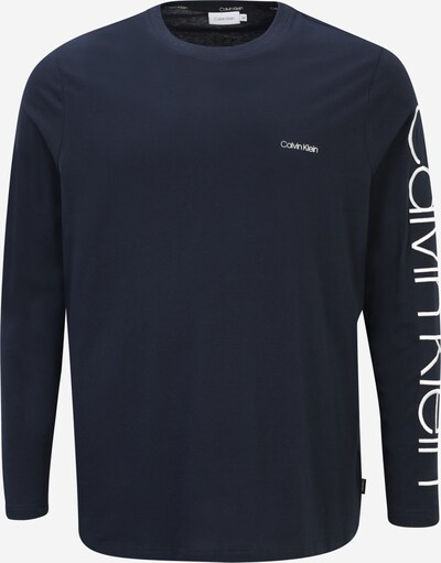 Calvin Klein Big & Tall Särk meresinine / valge, Tootevaade