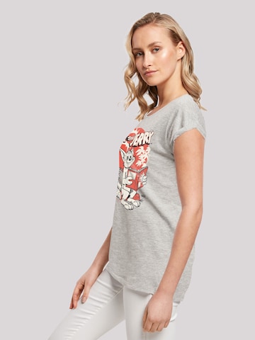 T-shirt 'Tom And Jerry- Rocket Prank' F4NT4STIC en gris