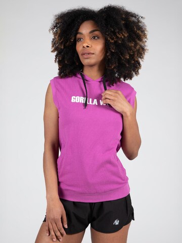 Gorilla Wear Sweatshirt 'Virginia' in Roze: voorkant
