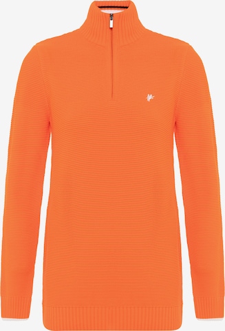 DENIM CULTURE - Pullover ' DINA ' em laranja: frente