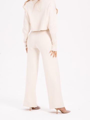 Loosefit Pantalon MYLAVIE by Sarah Harrison en blanc