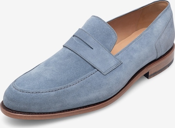 Henry Stevens Instappers 'Marshall' in Blauw: voorkant