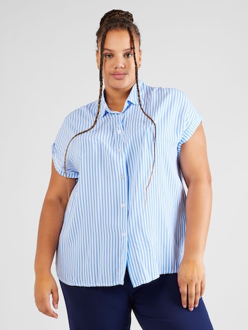 Z-One - Blusa 'Va44lerie' em azul: frente