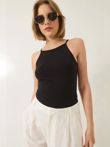 Bianco Lucci Top in Zwart