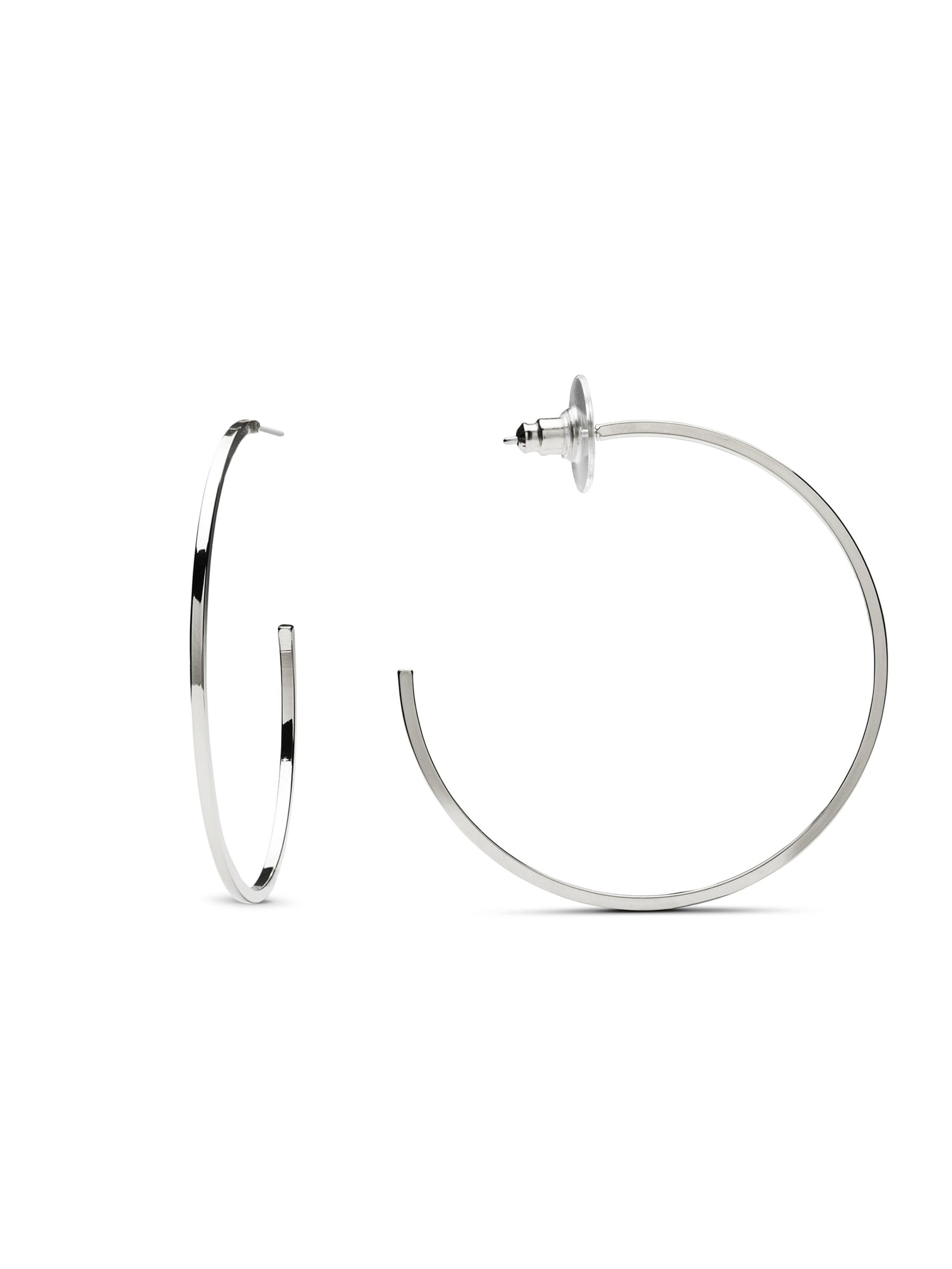 Luxenter Earrings 'Erkang' in Silver: front