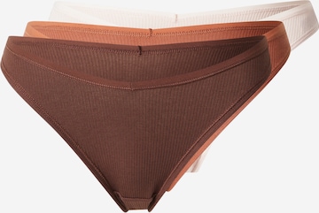 ETAM String 'John' i beige: framsida