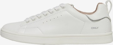 ONLY - Zapatillas deportivas bajas en blanco: frente