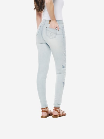 KOROSHI - Slimfit Calças de ganga em azul