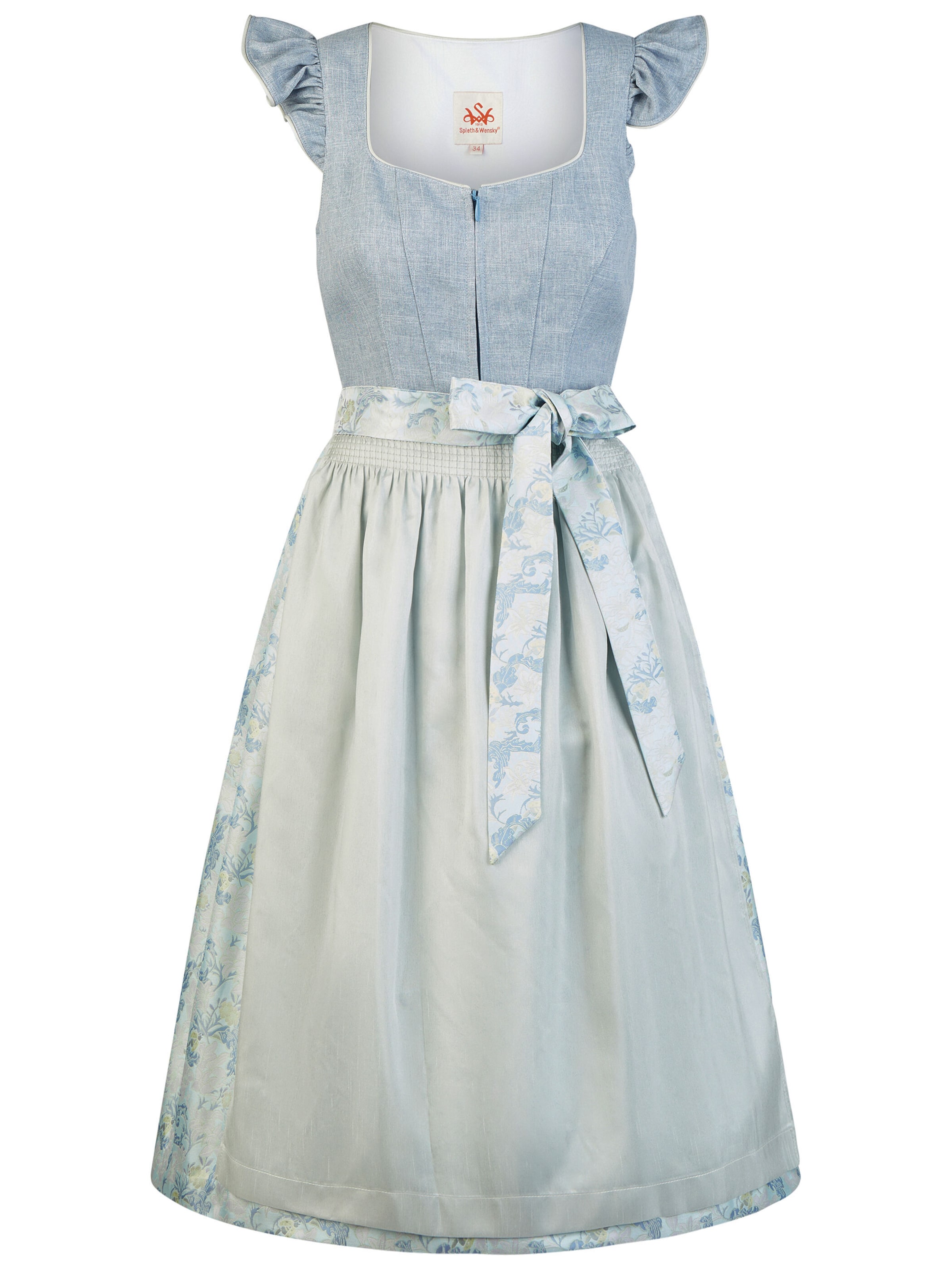 Dirndl 'Hadi' SPIETH & WENSKY en bleu : devant