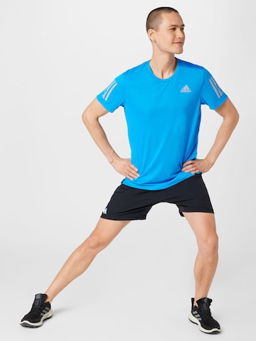 mėlyna ADIDAS SPORTSWEAR Sportiniai marškinėliai 'Own The Run'