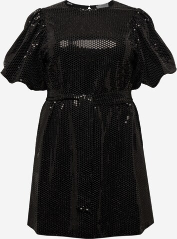 Selected Femme Curve Šaty – černá: přední strana