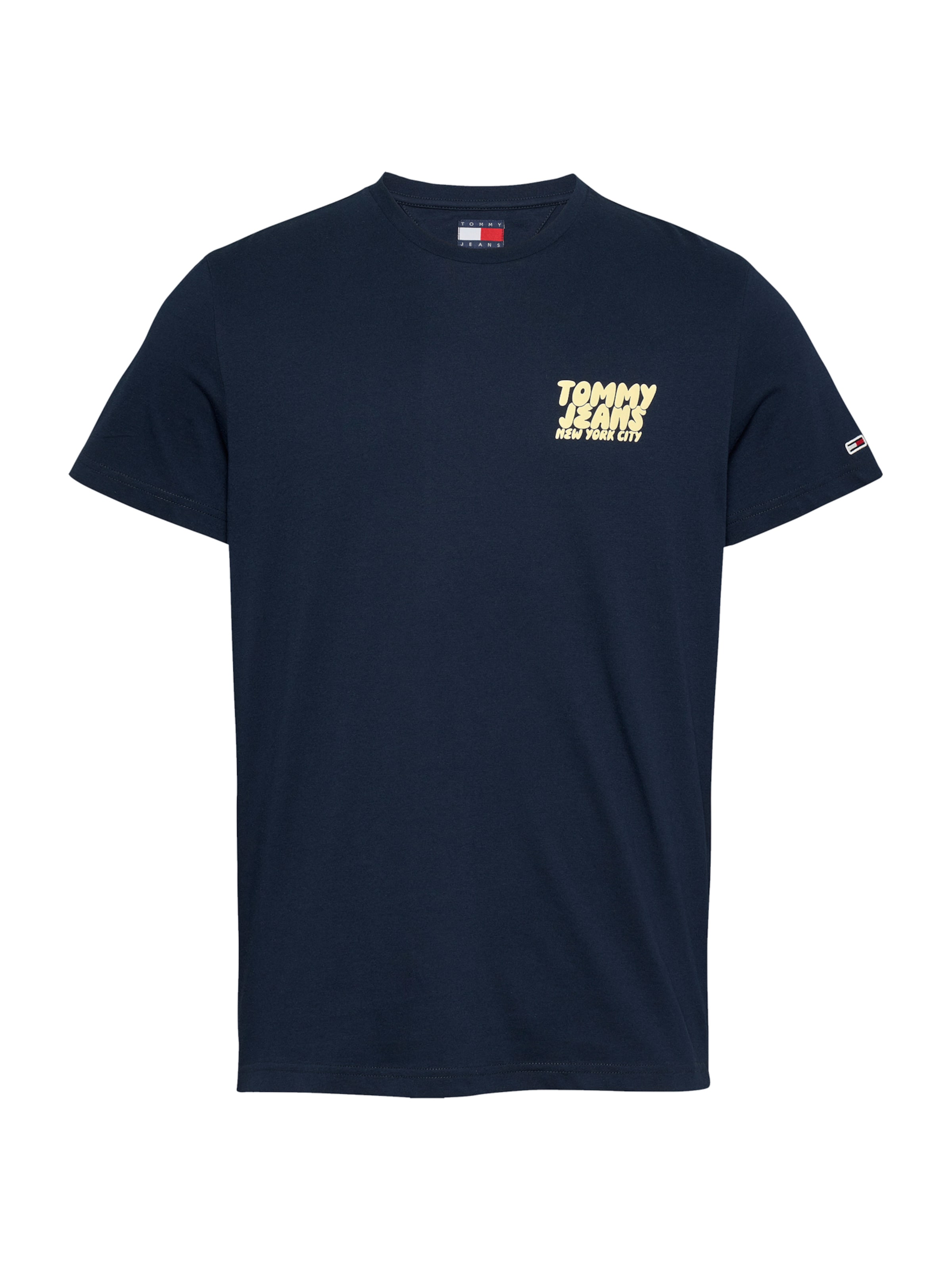 T-Shirt Tommy Jeans en bleu : devant