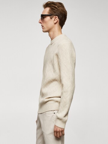 MANGO MAN Pullover 'Carbonel' in Grau