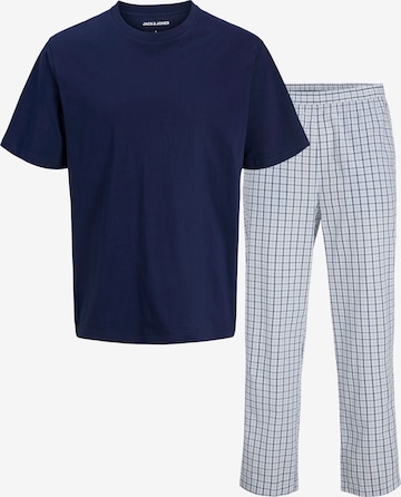 JACK & JONES Pitkä pyjama 'JACFlorence' värissä sininen: etupuoli
