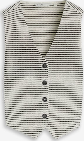 TOM TAILOR DENIM Kötött mellény - fehér: elől