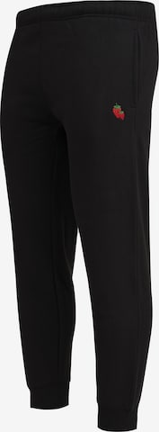 Mikon Tapered Pants 'Erdbeere' in Black: front