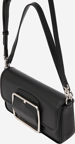 Seidenfelt Manufaktur Crossbody Bag 'Grurup' in Black: front