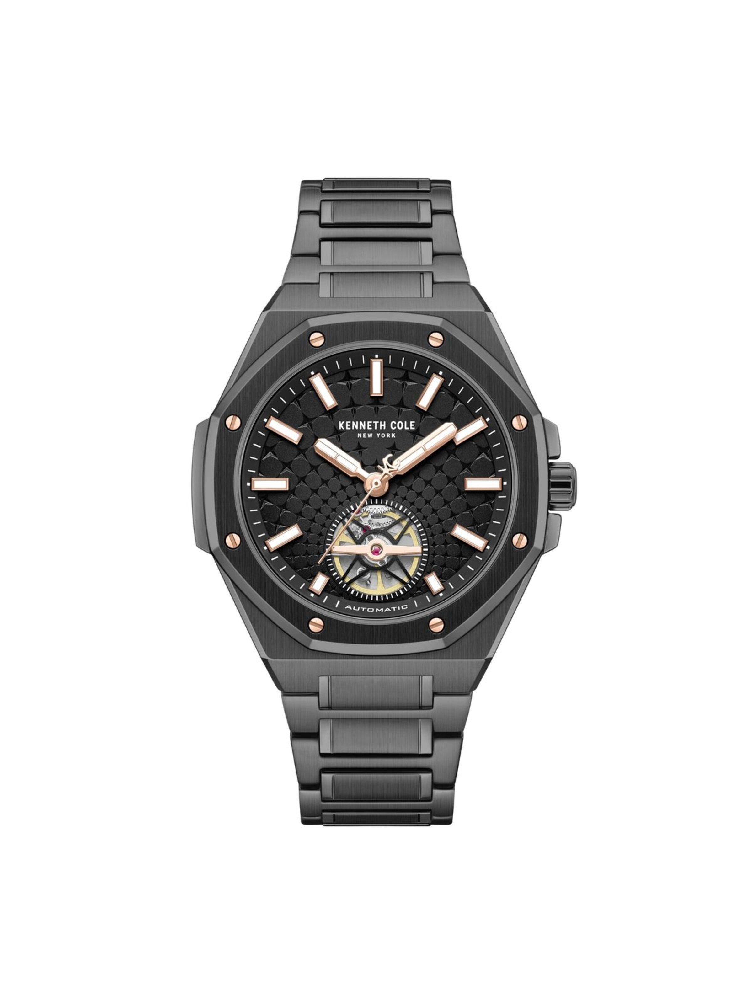 Kenneth Cole Analoog horloge in Zwart: voorkant