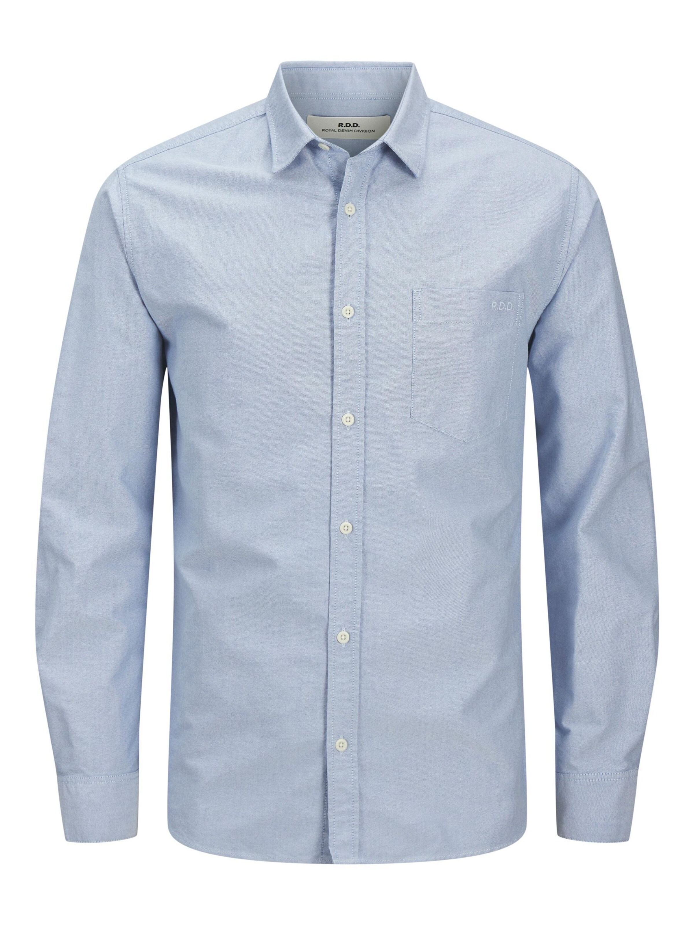 Fit confort Chemise &#x27;RDDLesner&#x27; R.D.D. ROYAL DENIM DIVISION en bleu : devant