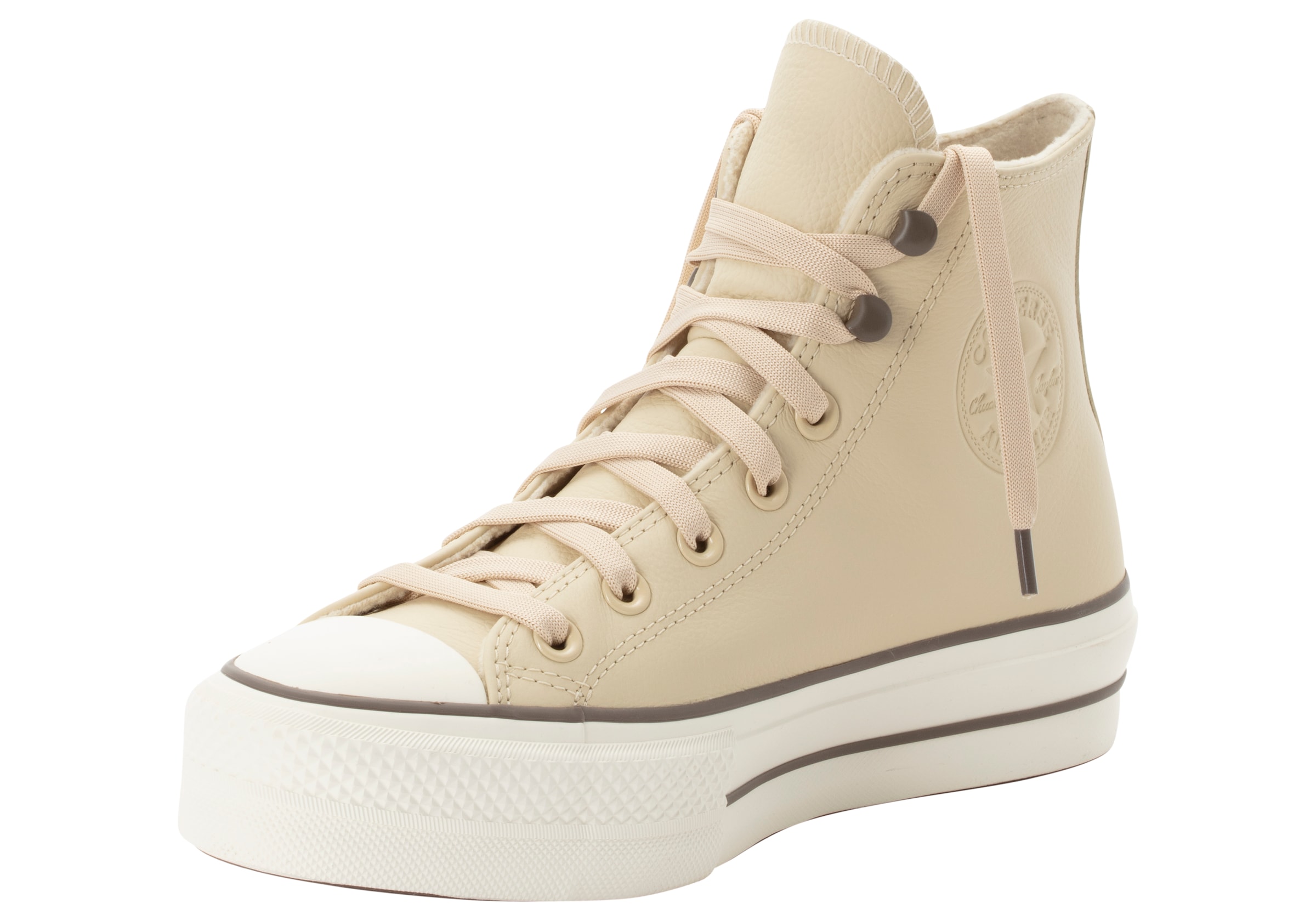 CONVERSE High-Top Sneakers 'ChuckTaylor All Star Lift' in Brown: front