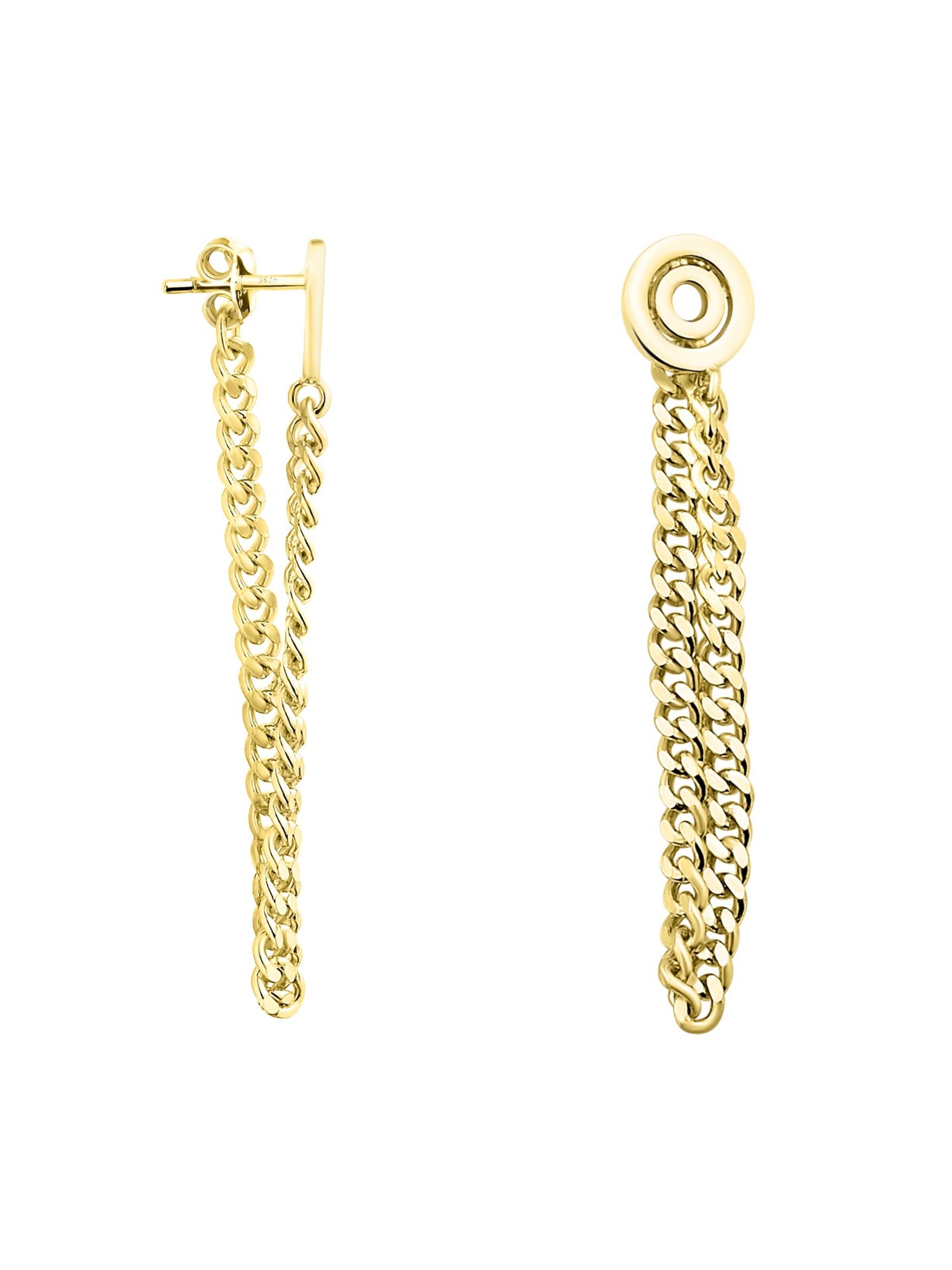 Sofia Milani Ohrringe 'Chain'‌‌‌‌‌‌‌‌ in Gold: Vorderseite