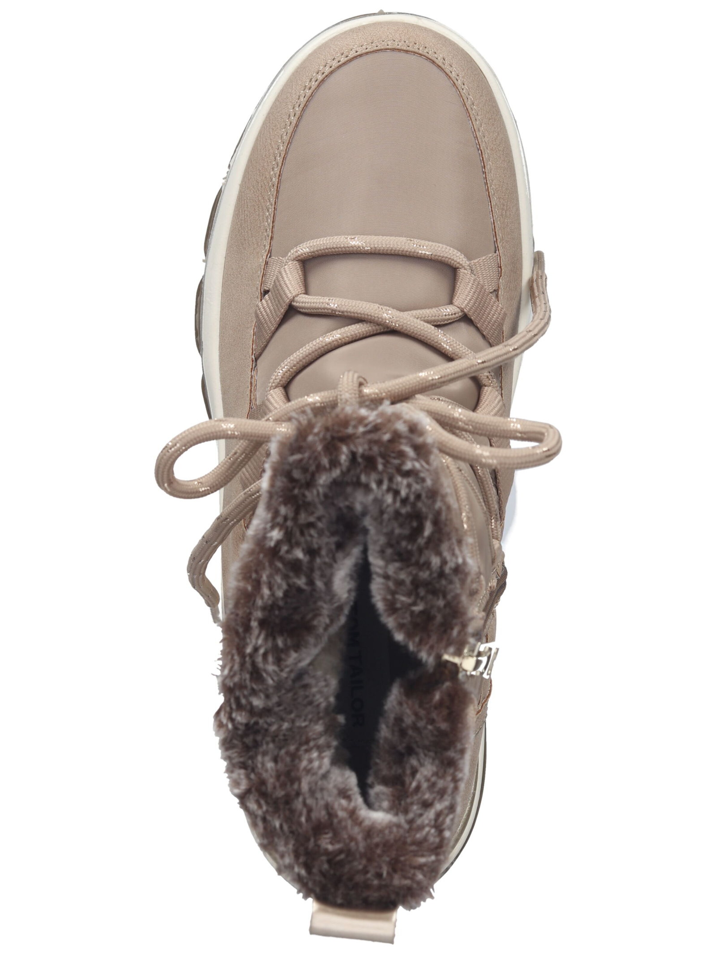 TOM TAILOR Śniegowce w kolorze beżowy