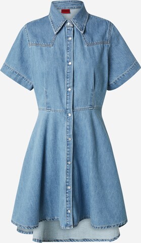 HUGO Skjortklänning 'Kastari' i blå: framsida