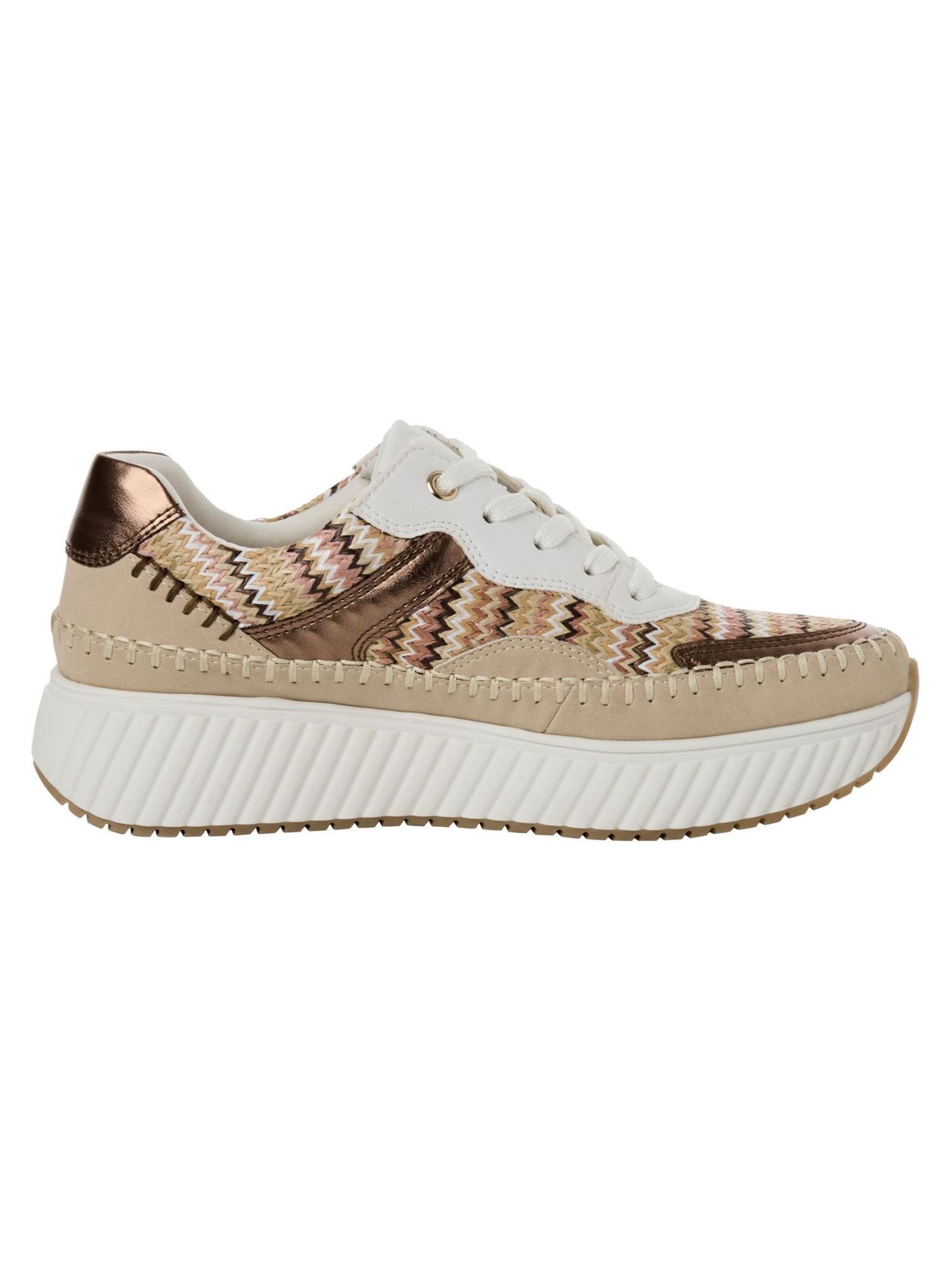 MARCO TOZZI Sneakers laag in Beige