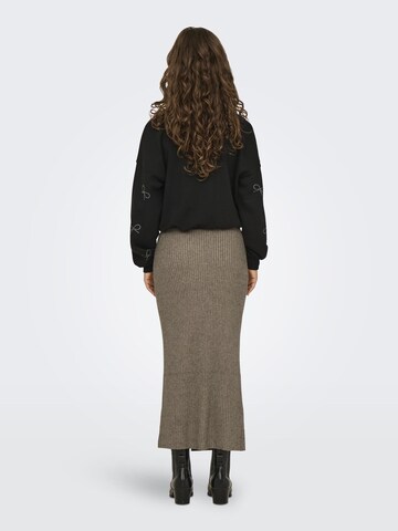 Gonna 'KATIA ' di ONLY in marrone