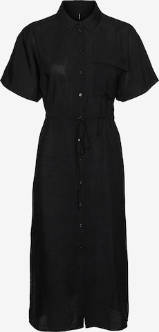 VERO MODA - Vestido camisero 'Iris' en negro: frente