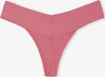 ETAM Thong 'Incandescente' in Pink: front
