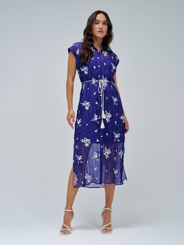 Robe Salsa Jeans en bleu : devant