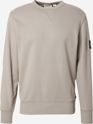 Calvin Klein Jeans - Sweatshirt em cinzento: frente