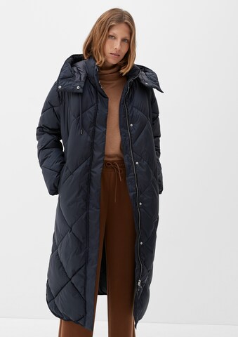 s.Oliver Wintermantel in Blauw: voorkant