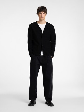 SELECTED Gebreid vest in Zwart