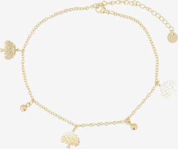 Akzent Fußschmuck 'Ysoria, langlebig' in Gold: Vorderseite