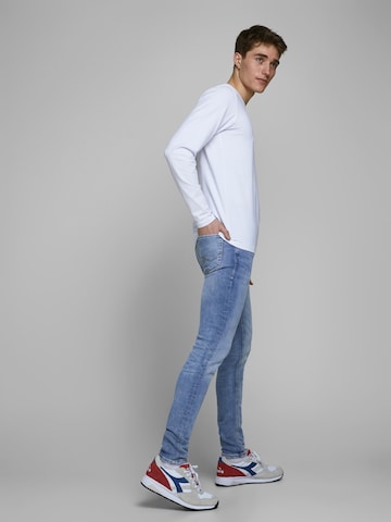 JACK & JONES Skinny Jeans 'Liam' in Blauw