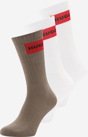 Chaussettes HUGO en gris : devant