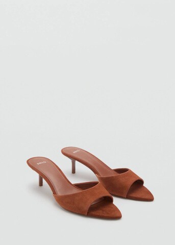 MANGO Mules 'Pepa' in Brown