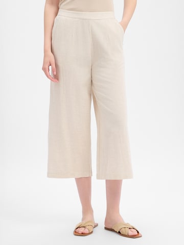 VILA Loosefit Broek 'VIPrisilla' in Beige: voorkant