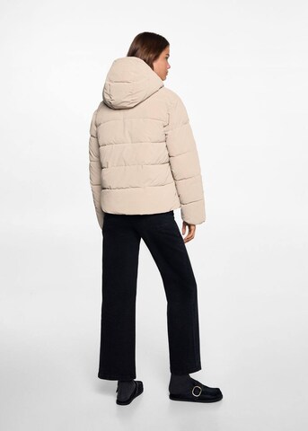 MANGO TEEN Übergangsjacke in Beige