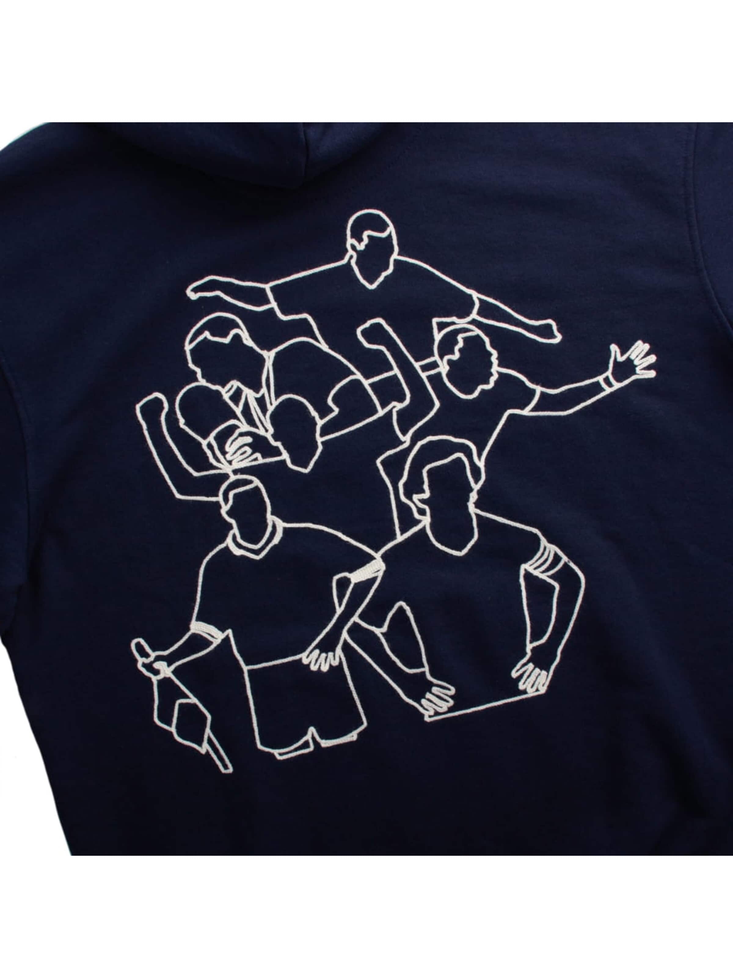 COPA FOOTBALL Trui 'France Legends Geborduurde Hoodie' in Blauw