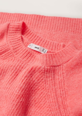 MANGO Sweater 'Blosom' in Pink