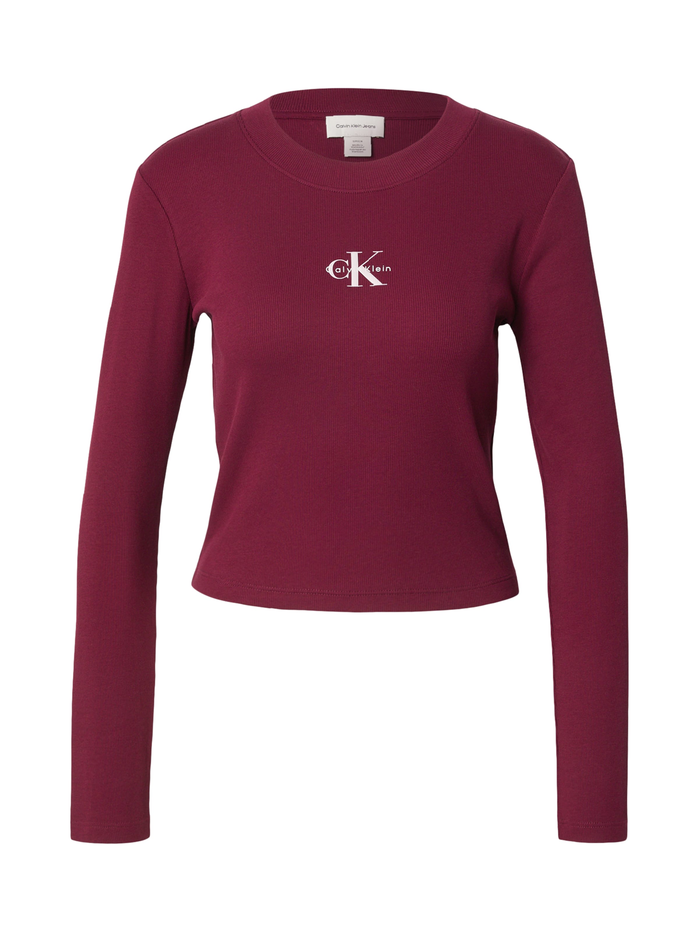 Calvin Klein Jeans Shirt in Lila: voorkant