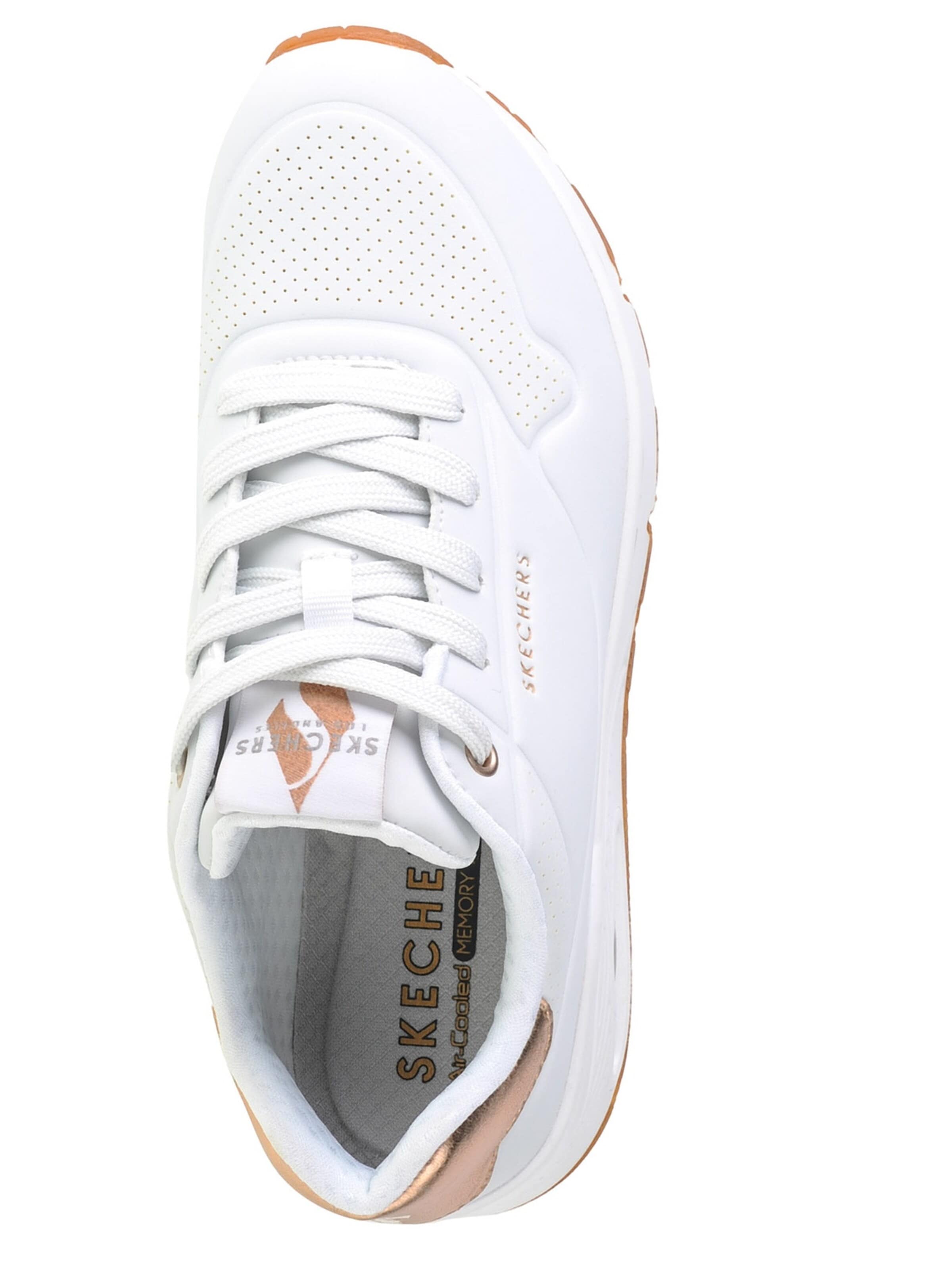 Sneaker bassa 'Uno-Golden Air' di SKECHERS in bianco