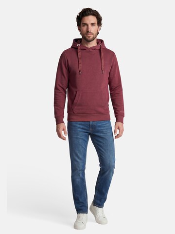 salzhaut Sweatshirt 'Heff' in Rood
