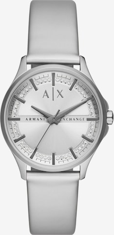 ARMANI EXCHANGE Analoguhr in Silber: predná strana