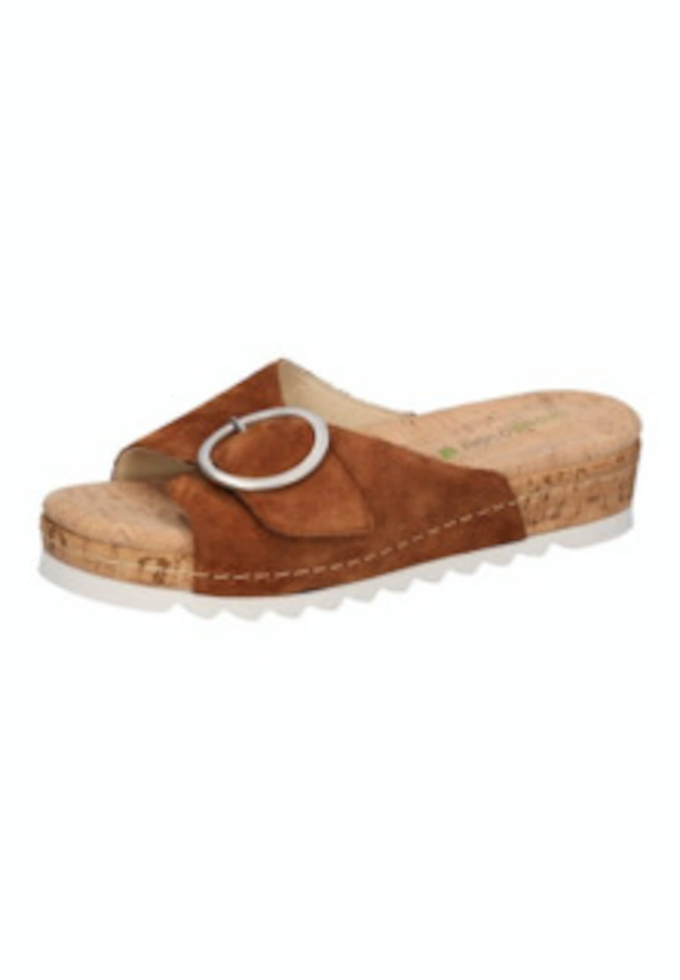 WALDLÄUFER Mules in Brown: front