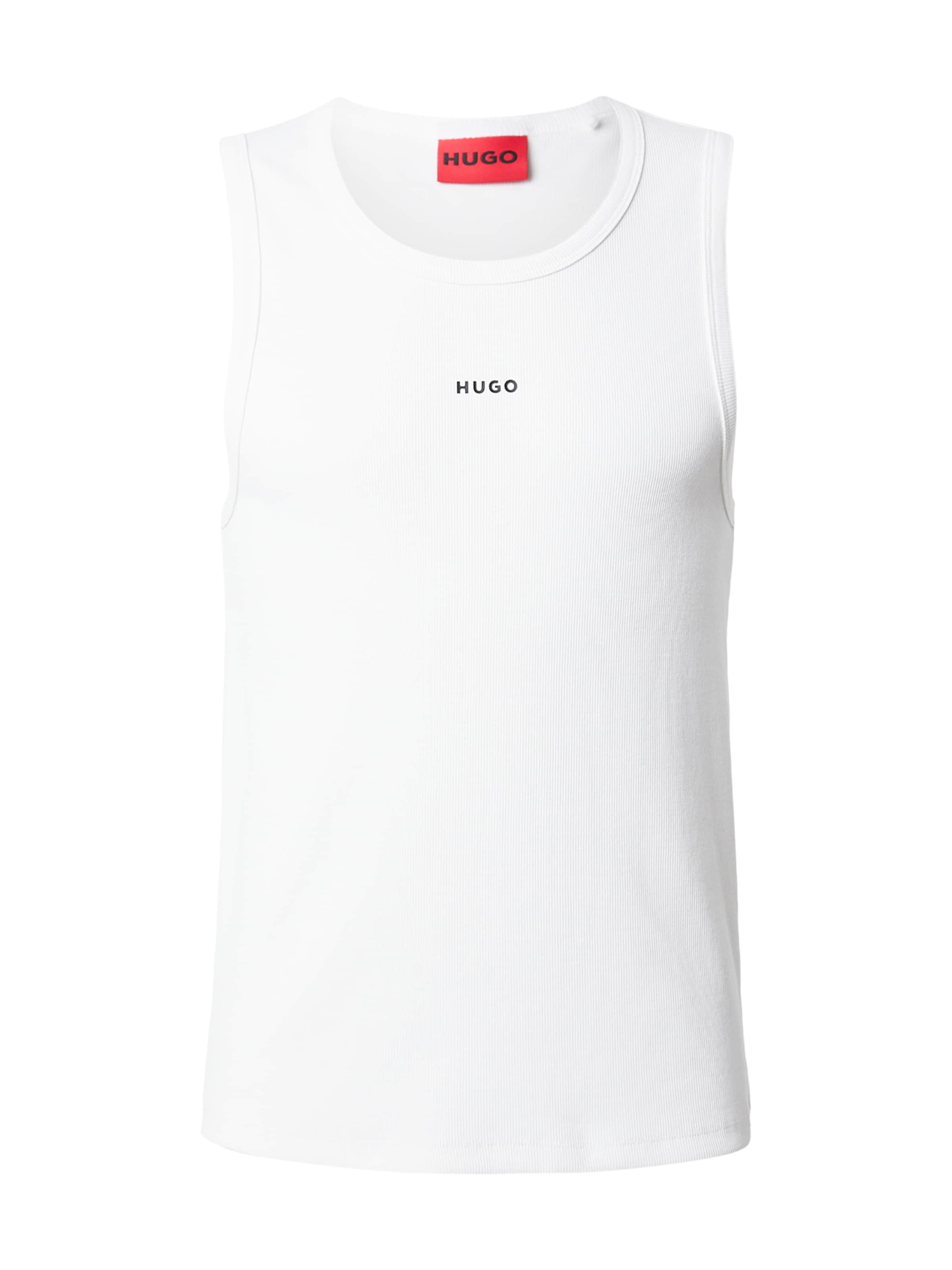 Maglietta 'Dapota' HUGO di colore nero / bianco naturale, Visualizzazione prodotti