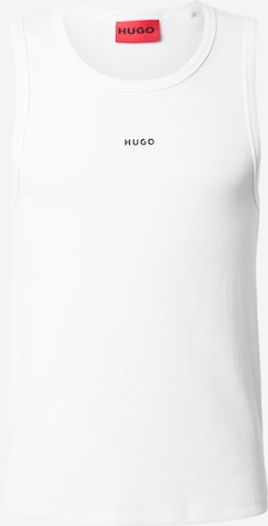 balta HUGO Marškinėliai 'Dapota': priekis